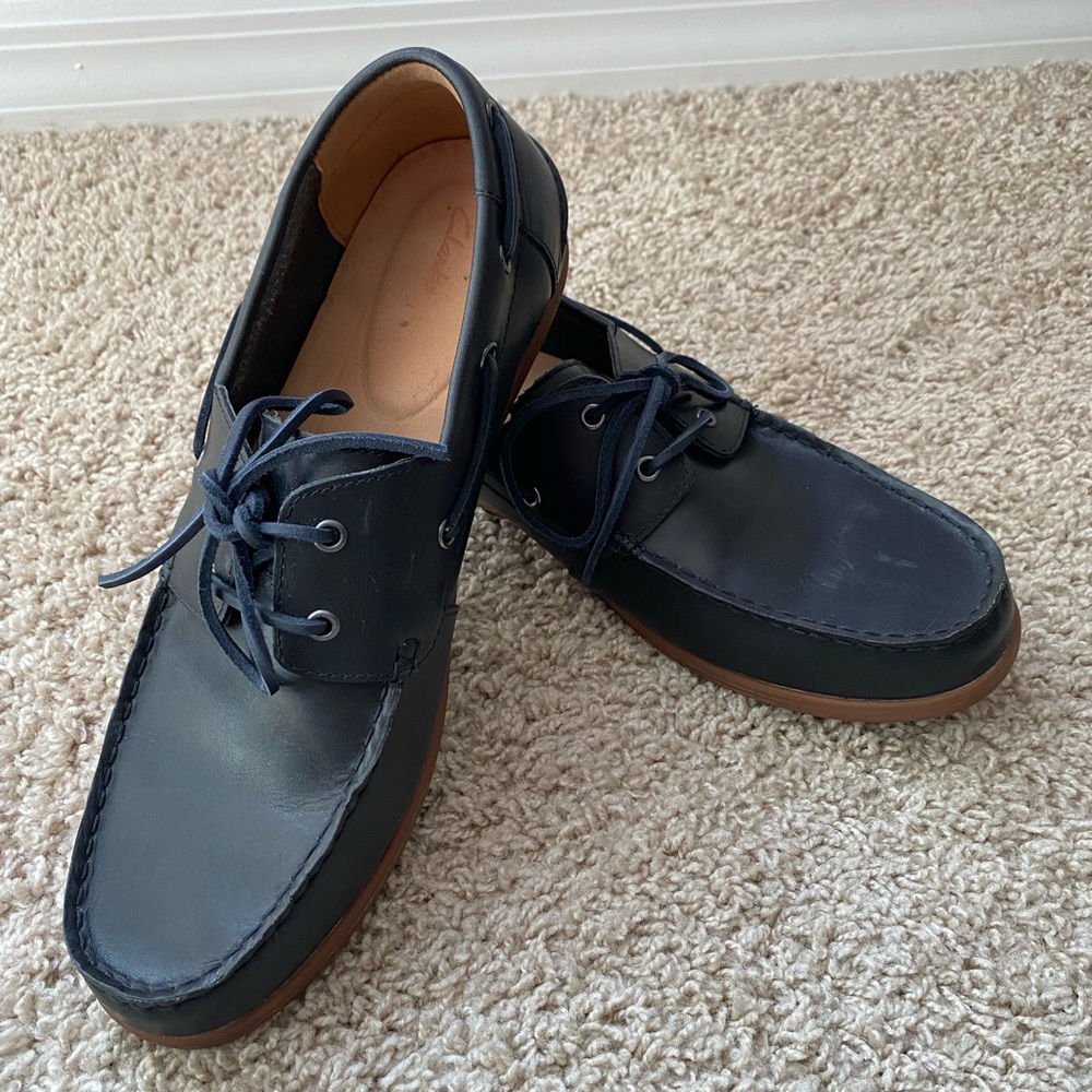 Clarks boat shoes